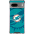 NFL Miami Dolphins Double Vision Google Pixel 7a Clear Case